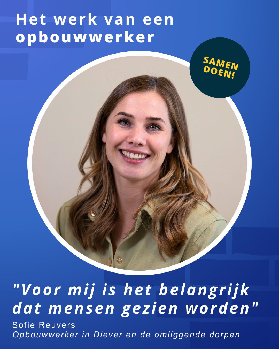interview opbouwwerk sofie