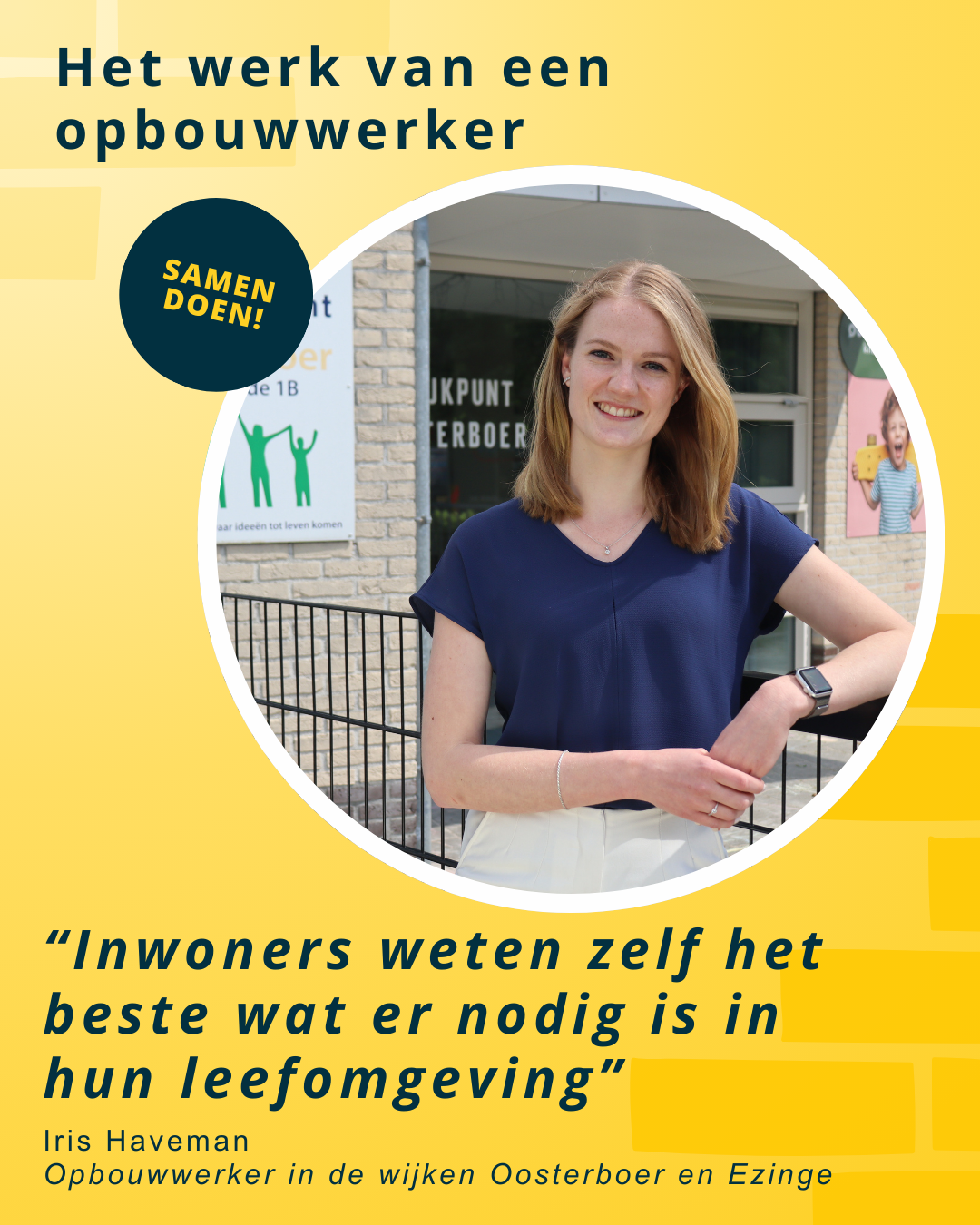 100 jaar opbouwwerk interview Iris Haveman